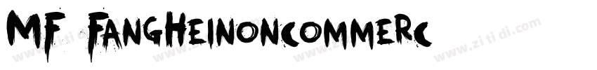 MF FangHeinoncommerc字体转换